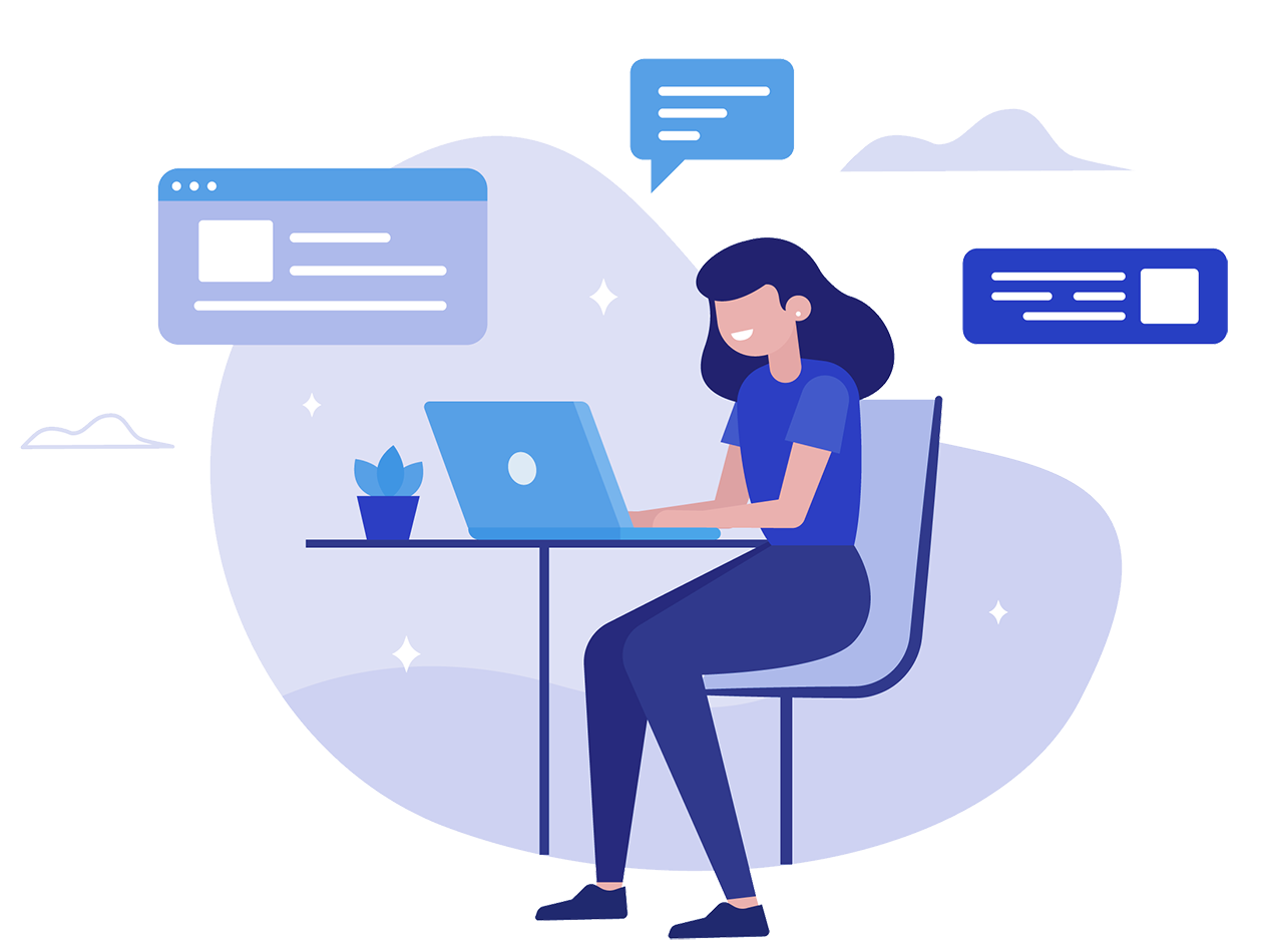 Secure account access illustration