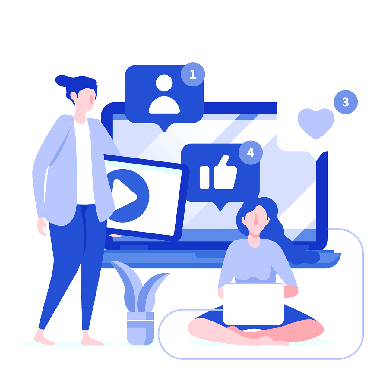 Account registration illustration